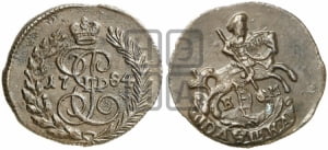 Полушка 1784 года КМ (КМ, Сузунский монетный двор)