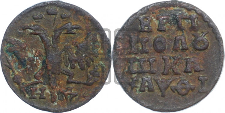 Полушка 1719 года (НД, все разновидности без отметки редкости)