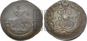 2 копейки 1789 года ЕМ (ЕМ, Екатеринбургский монетный двор)