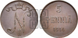 5 пенни 1914 года
