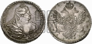 1 рубль 1737 года (московский тип)