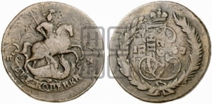 2 копейки 1767 года СПМ (СПМ, Санкт-Петербургский монетный двор)
