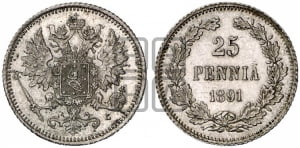 25 пенни 1891 года L