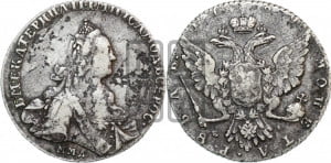1 рубль 1769 года ММД/EI ( MMД, без шарфа на шее)