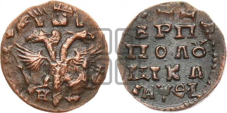Полушка 1719 года (НД, все разновидности без отметки редкости)