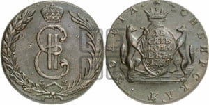 10 копеек 1768 года КМ (для Сибири)