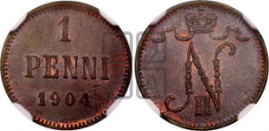 1 пенни 1904 года