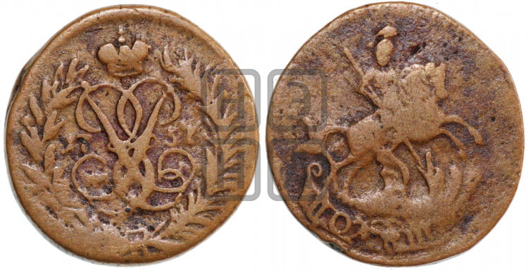 Полушка 1757 года