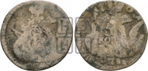 5 копеек 1761 года СПБ (кружок малого формата)