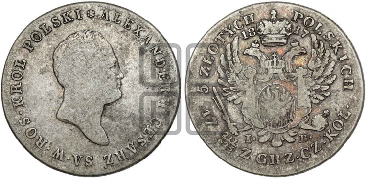 5 злотых 1817 года