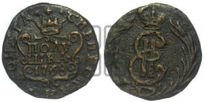 Полушка 1768 года КМ (для Сибири)