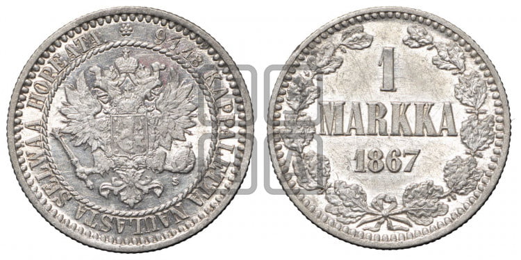 1 марка 1867 года