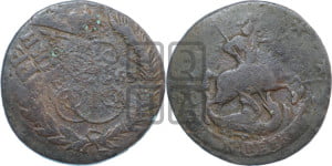 2 копейки 1763 года (без букв монетного двора)