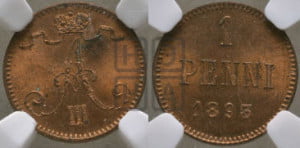 1 пенни 1893 года