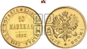 10 марок 1882 года S
