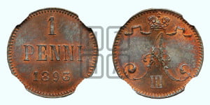 1 пенни 1893 года