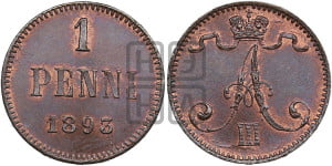 1 пенни 1893 года