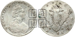 1 рубль 1780 года СПБ/ИЗ (новый тип)