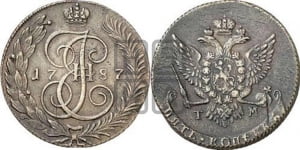 5 копеек 1787 года ТМ (ТМ, Таврический монетный двор)
