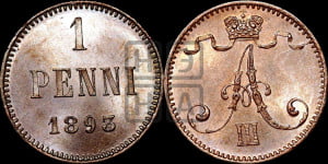 1 пенни 1893 года