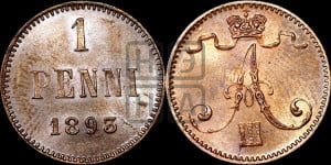 1 пенни 1893 года