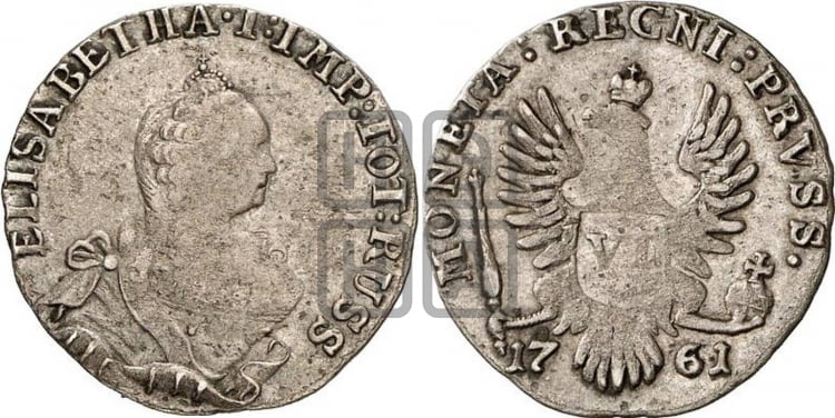 6 грошей 1761 года