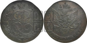 5 копеек 1781 года КМ (КМ, Сузунский монетный двор)