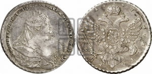 1 рубль 1738 года (московский тип)