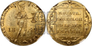 Дукат 1849 года меч
