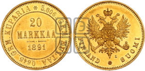 20 марок 1891 года L