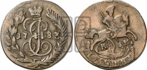 Полушка 1783 года КМ (КМ, Сузунский монетный двор)