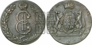 10 копеек 1776 года КМ (для Сибири)