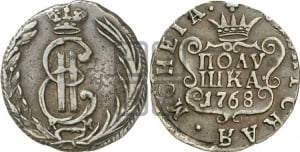 Полушка 1768 года КМ (для Сибири)