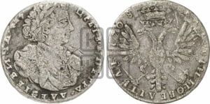 Тинф 1708 года (без знака минцмейстера)