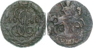 Полушка 1768 года ЕМ (ЕМ, Екатеринбургский монетный двор)