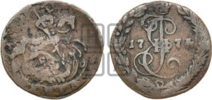 Денга 1774 года ЕМ (ЕМ, Екатеринбургский монетный двор)