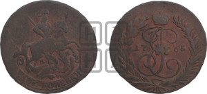 2 копейки 1765 года ММ (ММ, Красный  монетный двор)