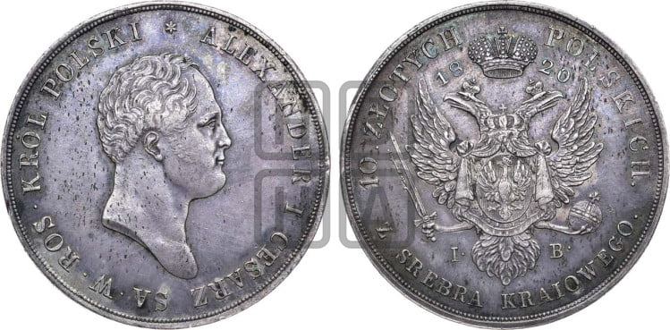 10 злотых 1820 года