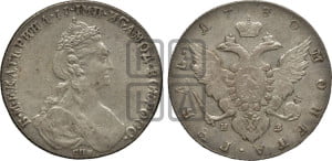 1 рубль 1780 года СПБ/ИЗ (новый тип)