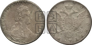 1 рубль 1780 года СПБ/ИЗ (новый тип)
