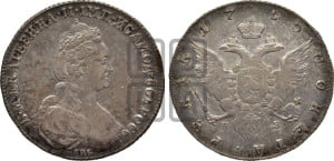 1 рубль 1780 года СПБ/ИЗ (новый тип)