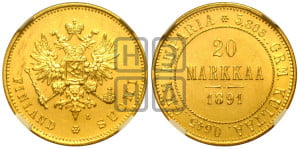 20 марок 1891 года L