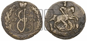 Денга 1794 года (без букв, Аннинский монетный двор)
