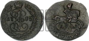 Полушка 1785 года КМ (КМ, Сузунский монетный двор)