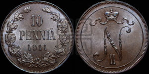 10 пенни 1911 года