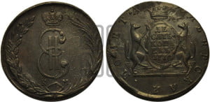 10 копеек 1770 года КМ (для Сибири)