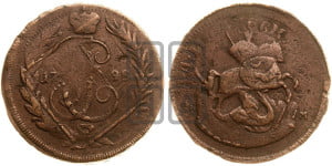 1 копейка 1795 года ММ (ММ или без букв, Красный  монетный двор)