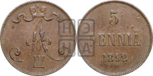 5 пенни 1892 года
