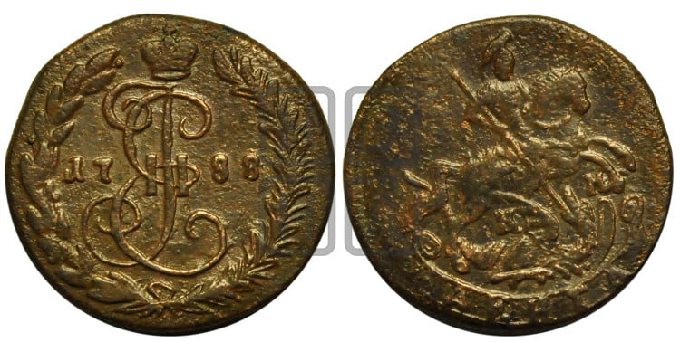 Денга 1788 года (КМ, Сузунский монетный двор)