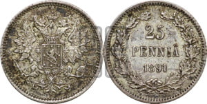 25 пенни 1891 года L